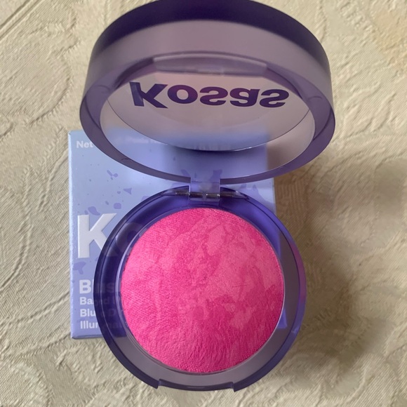 Kosas Blush is Life Baked Blush in Butterflies Cool Baby Pink BNIB - Picture 5 of 16